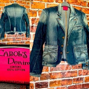 Denim blazer,Med,